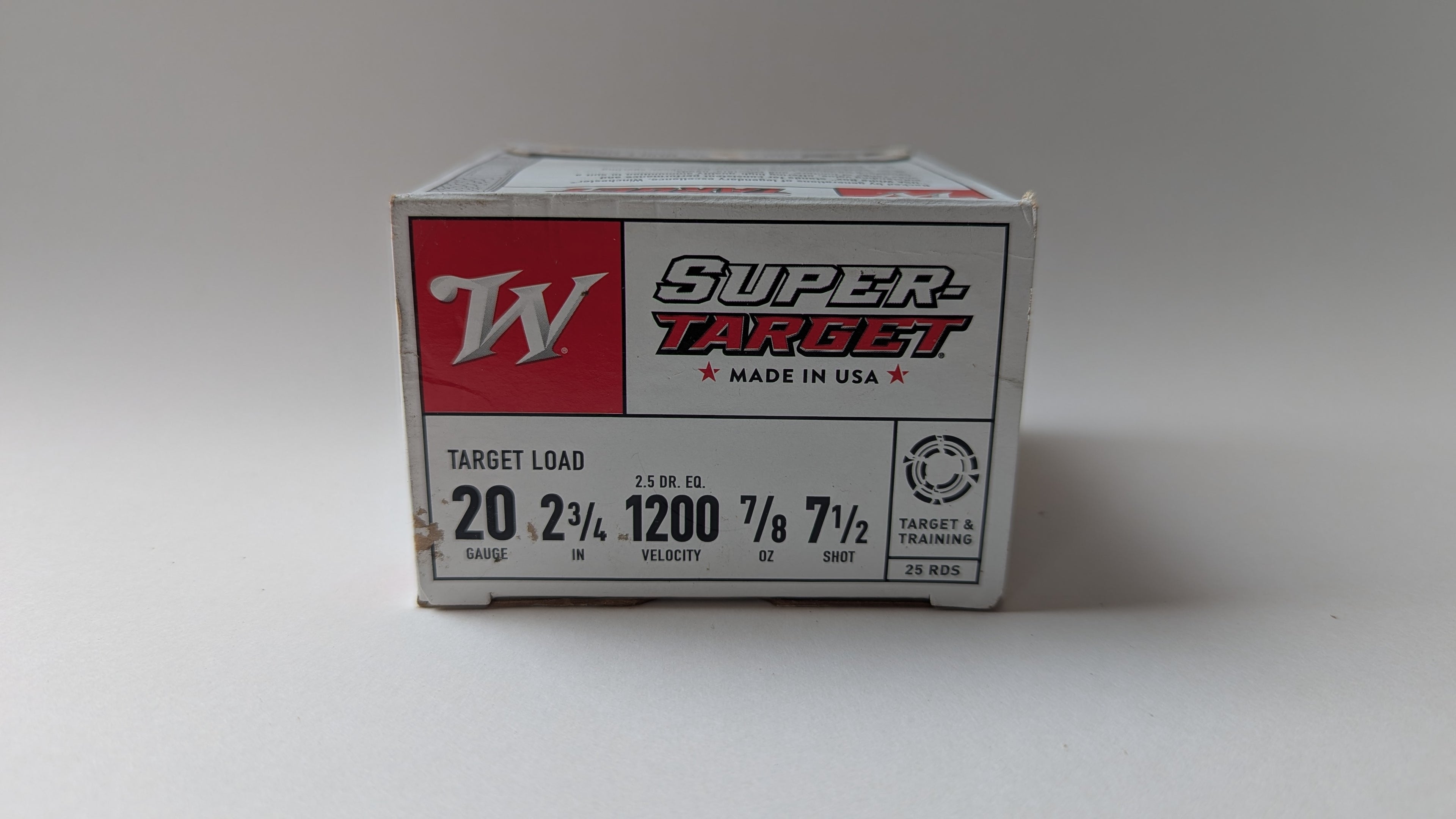 Winchester Super Target Lead 20 ga 7/8oz #7.5